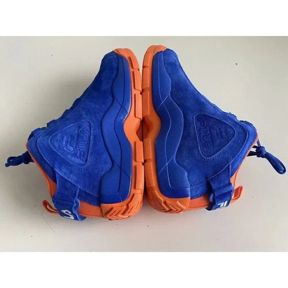 Fila‎ 96 Grant Hill 2 New York Knicks 1BM01798-423 Blue Orange Suede Men’s Sz 9